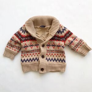 Babygap cowl neck lined cardigan EUC 6-12 months